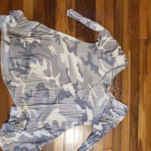 2XL 3/4th Camo Top